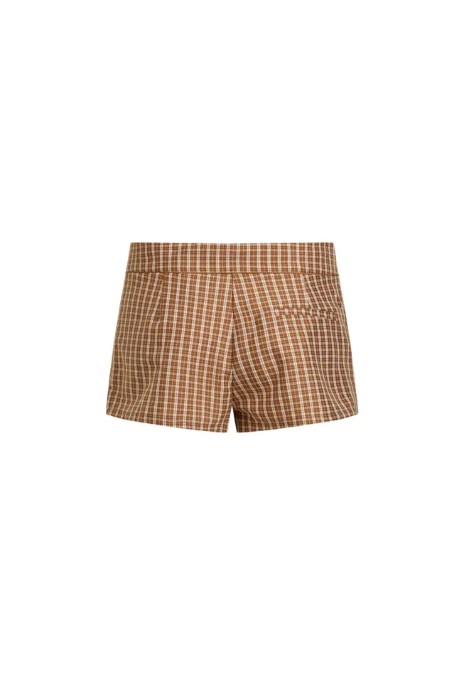 Shorts Women Lioness Fashion UNTAMED SHORT Chocolate Check Shorts Women Lioness Fashion UNTAMED SHORT Chocolate Check