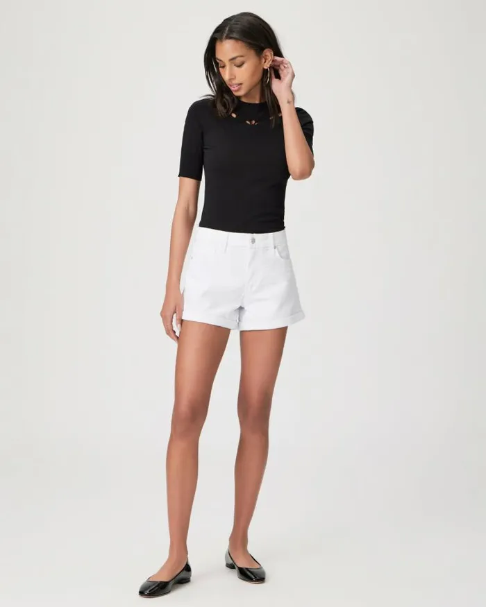 Shorts Women PAIGE Dylan Short 8211 Lived In Crisp White