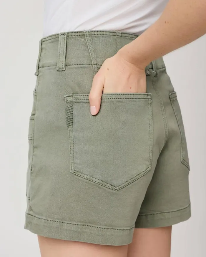 Shorts Women PAIGE Olivia Cargo Short 8211 Vintage Sweet Succulent Shorts Women PAIGE Olivia Cargo Short 8211 Vintage Sweet Succulent