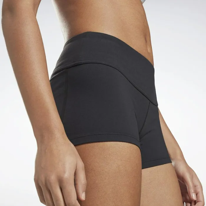 Shorts Womens Reebok Chase Solid Booty Shorts Black