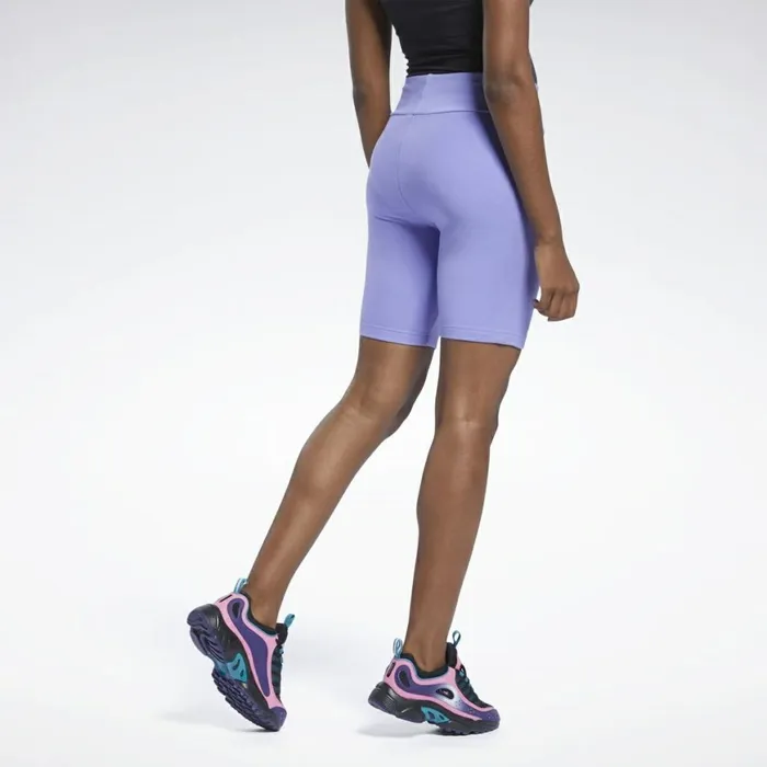 Shorts Womens Reebok Classics Foundation Legging Shorts Hyper Purple
