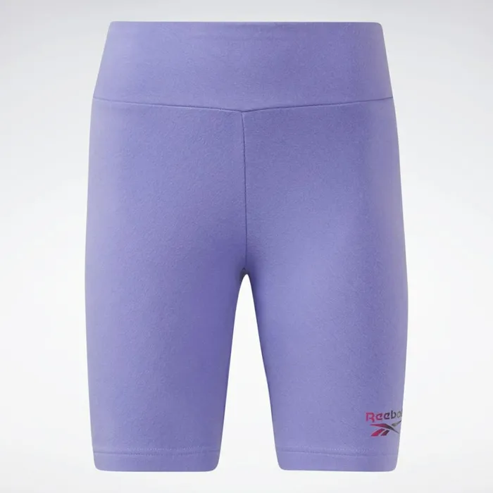 Shorts Womens Reebok Classics Foundation Legging Shorts Hyper Purple