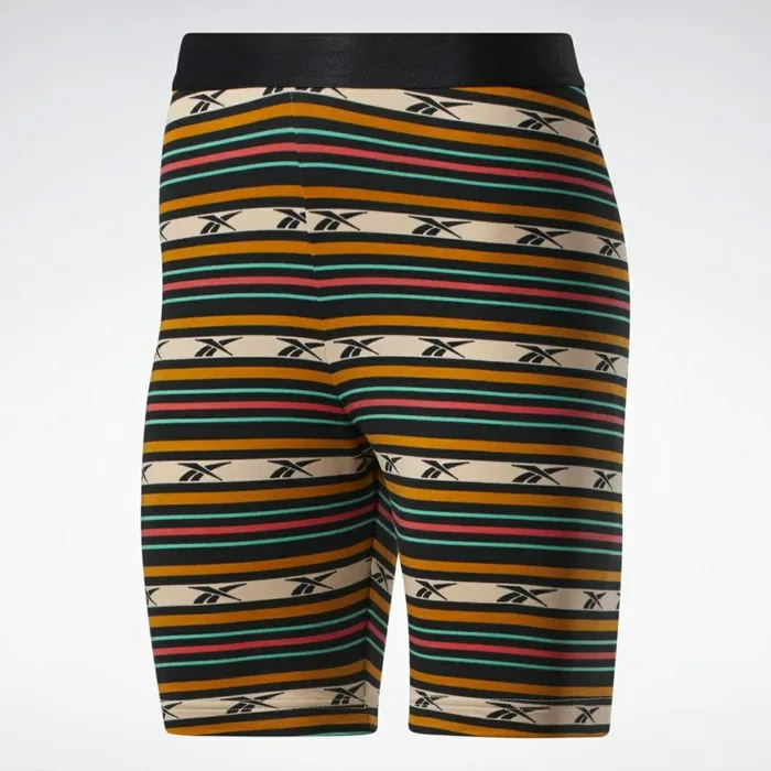 Shorts Womens Reebok Classics Printed Legging Shorts Black