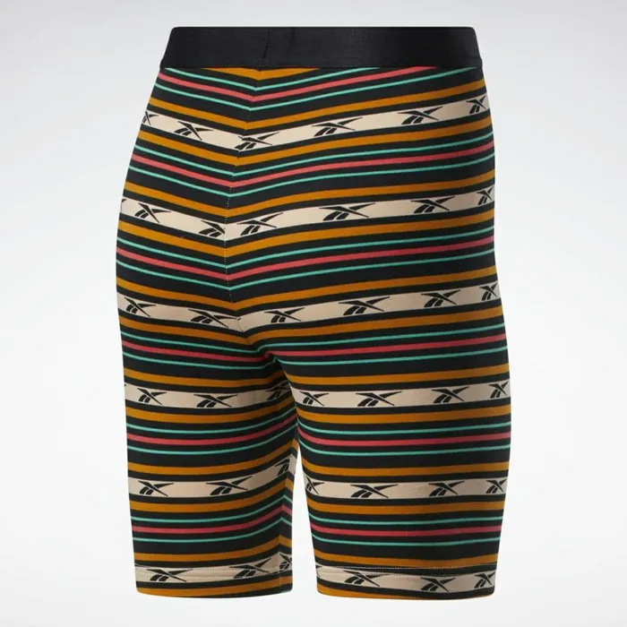 Shorts Womens Reebok Classics Printed Legging Shorts Black