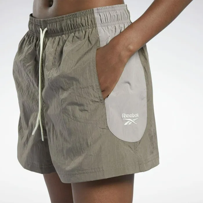 Shorts Womens Reebok Classics Resort Shorts Trek Grey