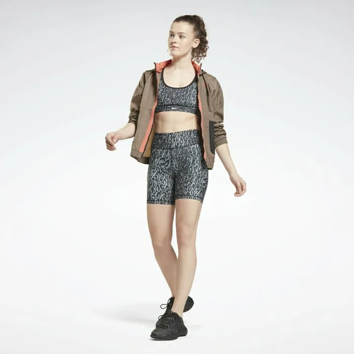 Shorts Womens Reebok Lux Bold Legging Shorts Black