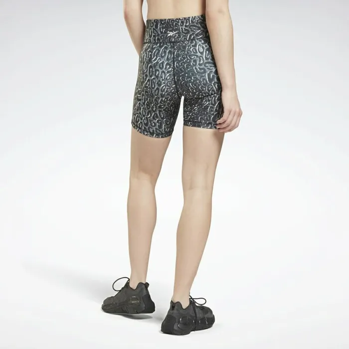 Shorts Womens Reebok Lux Bold Legging Shorts Black