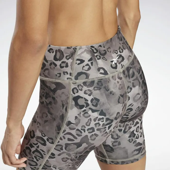 Shorts Womens Reebok Modern Safari Bike Shorts Grey