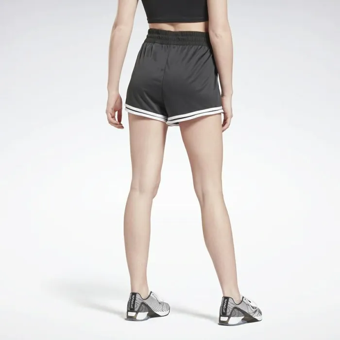 Shorts Womens Reebok Workout Ready HighRise Shorts Night Black