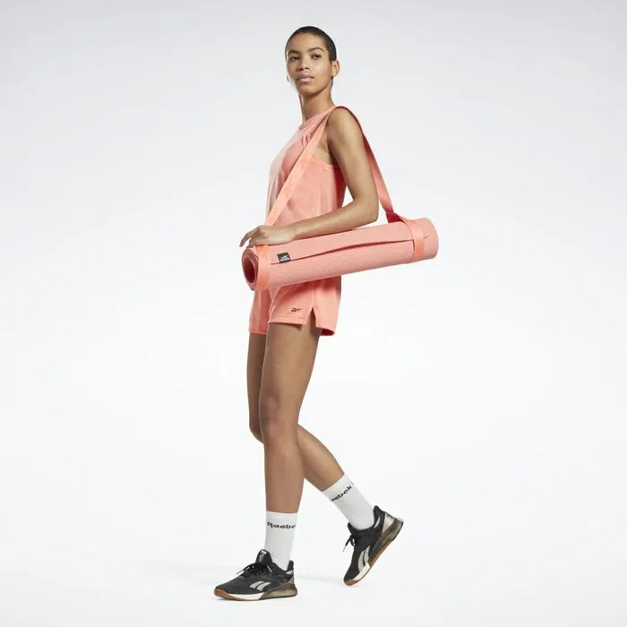 Shorts Womens Reebok Workout Ready Shorts Twisted Coral