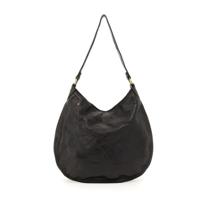 ShoulderHobo Bag Women Campomaggi Agata Black