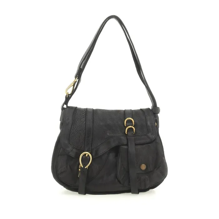 ShoulderHobo Bag Women Campomaggi Arya Black
