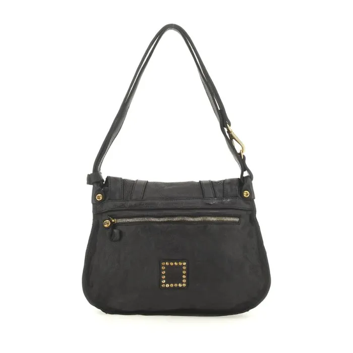 ShoulderHobo Bag Women Campomaggi Arya Black ShoulderHobo Bag Women Campomaggi Arya Black