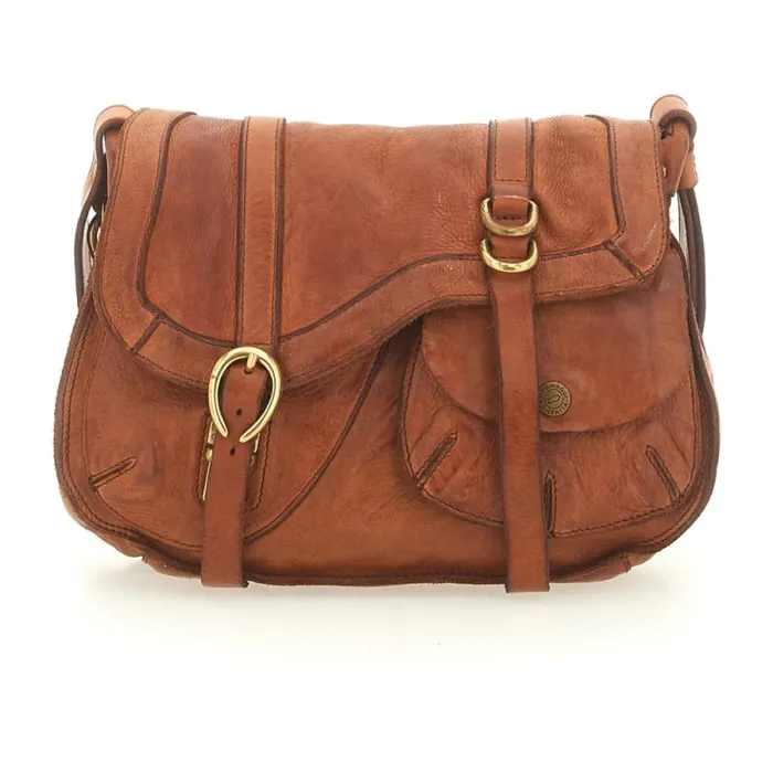 ShoulderHobo Bag Women Campomaggi Arya Cognac
