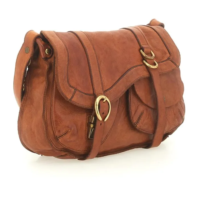 ShoulderHobo Bag Women Campomaggi Arya Cognac ShoulderHobo Bag Women Campomaggi Arya Cognac