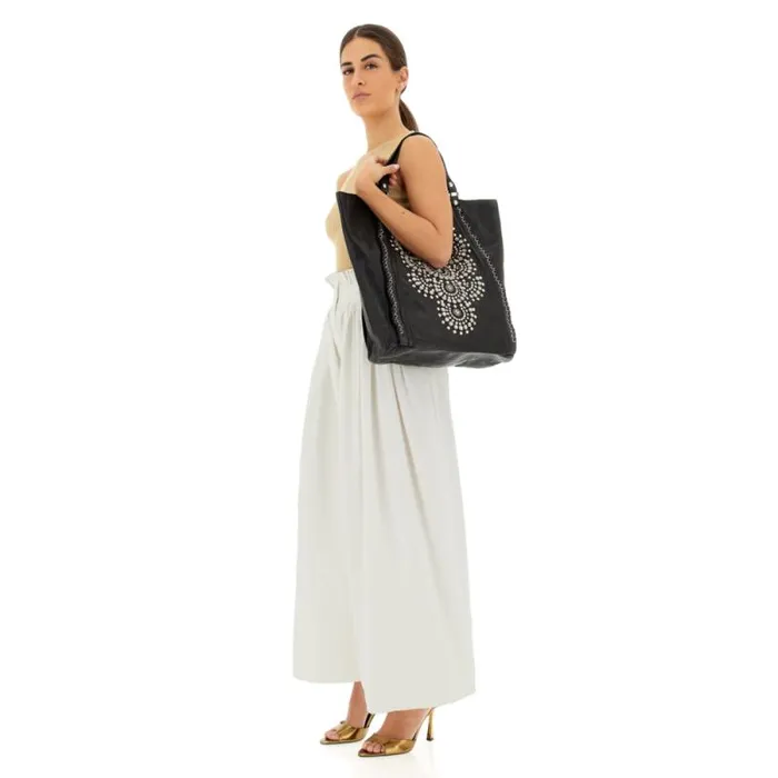 ShoulderHobo Bag Women Campomaggi Camelia Black ShoulderHobo Bag Women Campomaggi Camelia Black