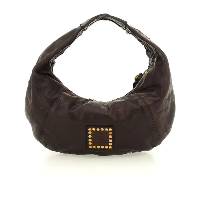 ShoulderHobo Bag Women Campomaggi Edera Brown ShoulderHobo Bag Women Campomaggi Edera Brown