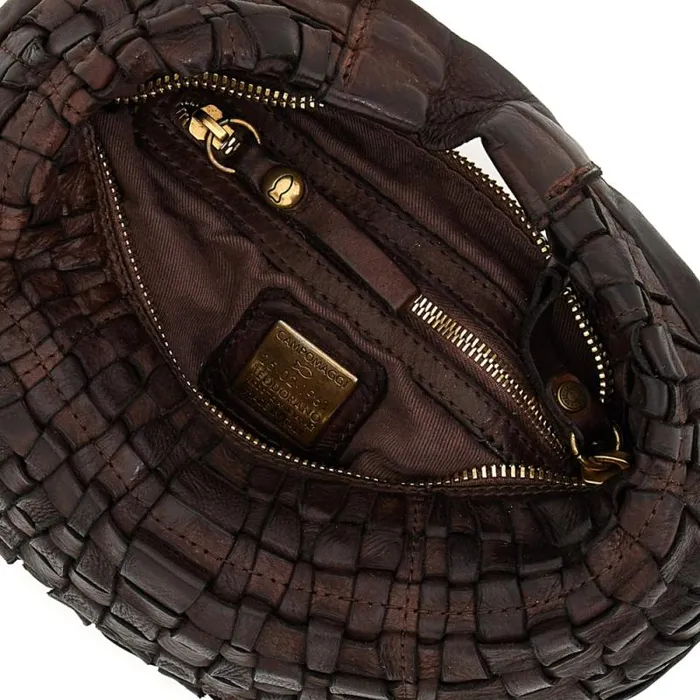 ShoulderHobo Bag Women Campomaggi Edera Brown ShoulderHobo Bag Women Campomaggi Edera Brown