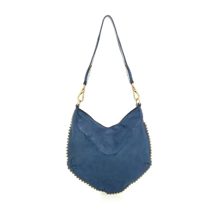 ShoulderHobo Bag Women Campomaggi Malachite Blue