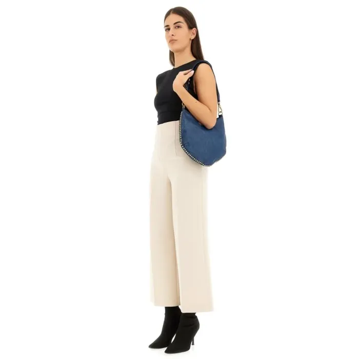 ShoulderHobo Bag Women Campomaggi Malachite Blue ShoulderHobo Bag Women Campomaggi Malachite Blue