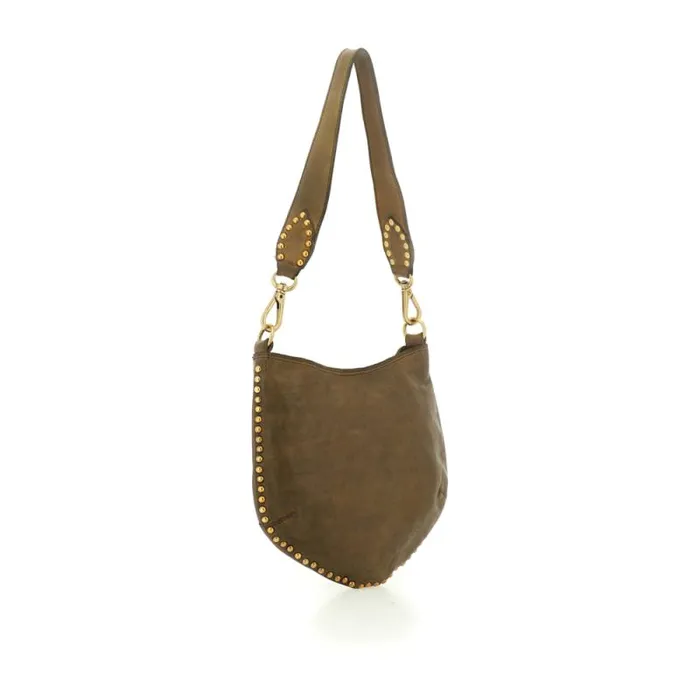 ShoulderHobo Bag Women Campomaggi Malachite Green ShoulderHobo Bag Women Campomaggi Malachite Green