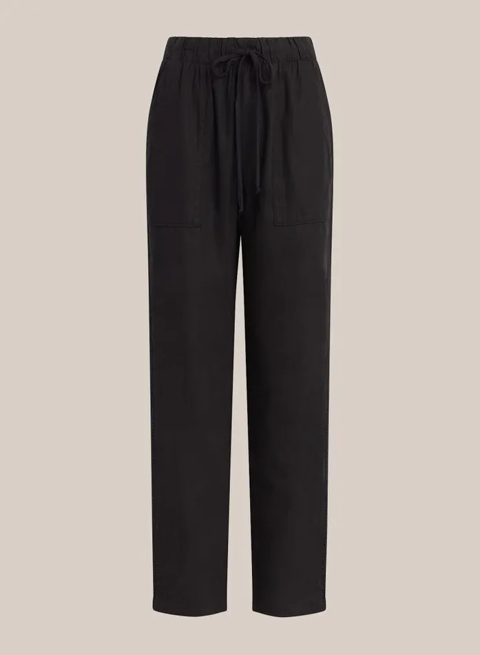 Side Ladder Trim Pocket Trouser 8211 Black Women Bella Dahl Pants