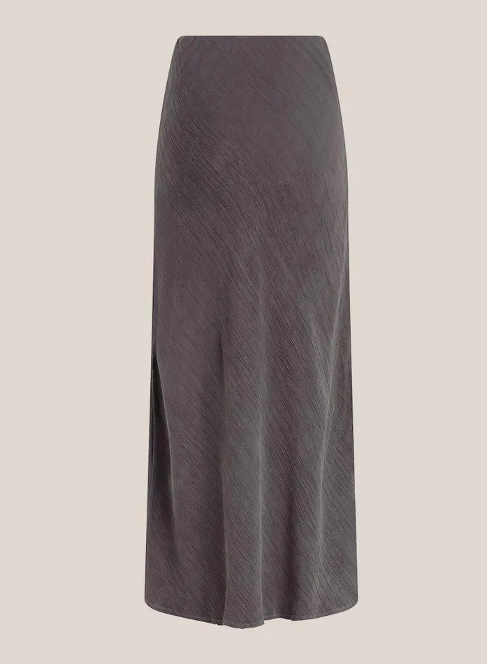 Side Slit Bias Maxi Skirt 8211 Slate Charcoal Women Bella Dahl Skirts
