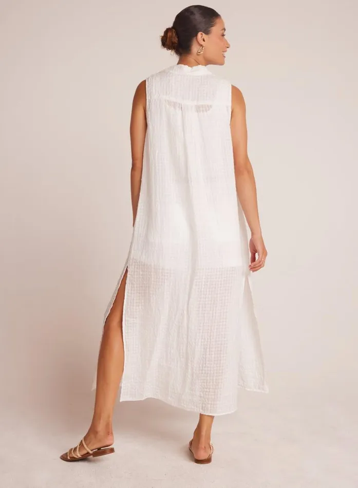 Side Slit Duster Dress 8211 White Women Bella Dahl Maxi Dresses Side Slit Duster Dress 8211 White Women Bella Dahl Maxi Dresses