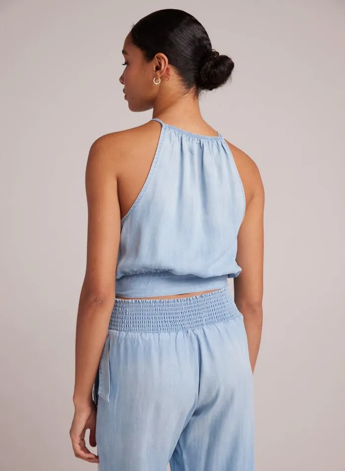 Side Tie Button Halter 8211 Caribbean Wash Women Bella Dahl Sleeveless Side Tie Button Halter 8211 Caribbean Wash Women Bella Dahl Sleeveless
