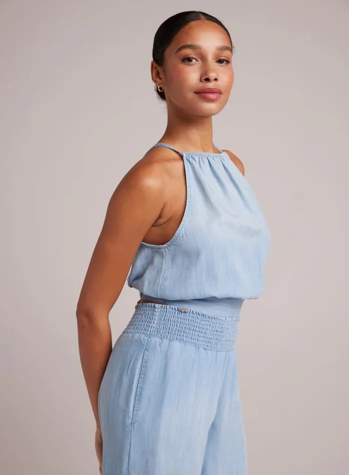 Side Tie Button Halter 8211 Caribbean Wash Women Bella Dahl Sleeveless Side Tie Button Halter 8211 Caribbean Wash Women Bella Dahl Sleeveless