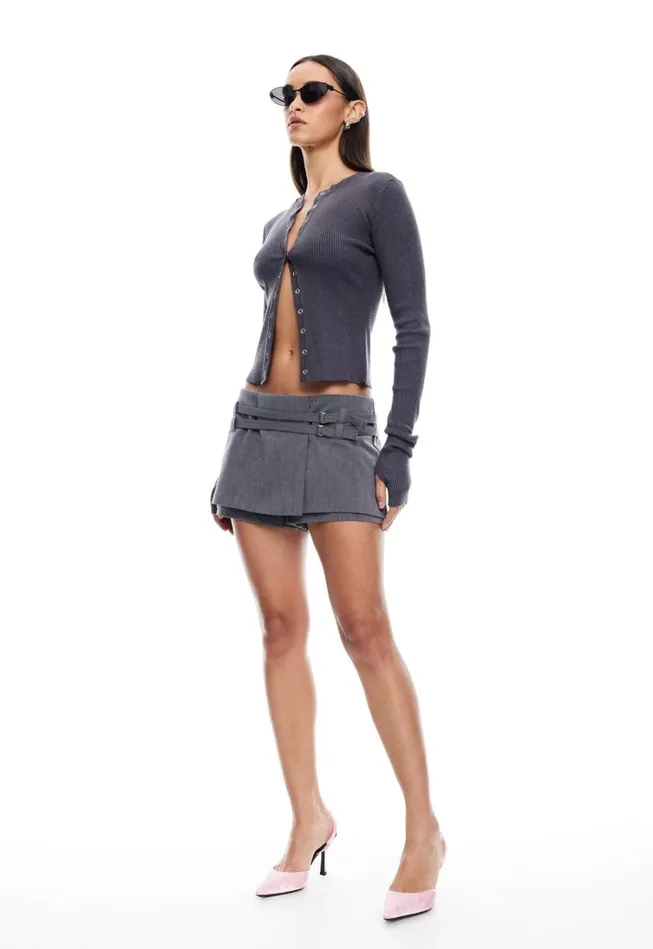 Skirts Women Lioness Fashion DEUCE SKORT Grey Skirts Women Lioness Fashion DEUCE SKORT Grey