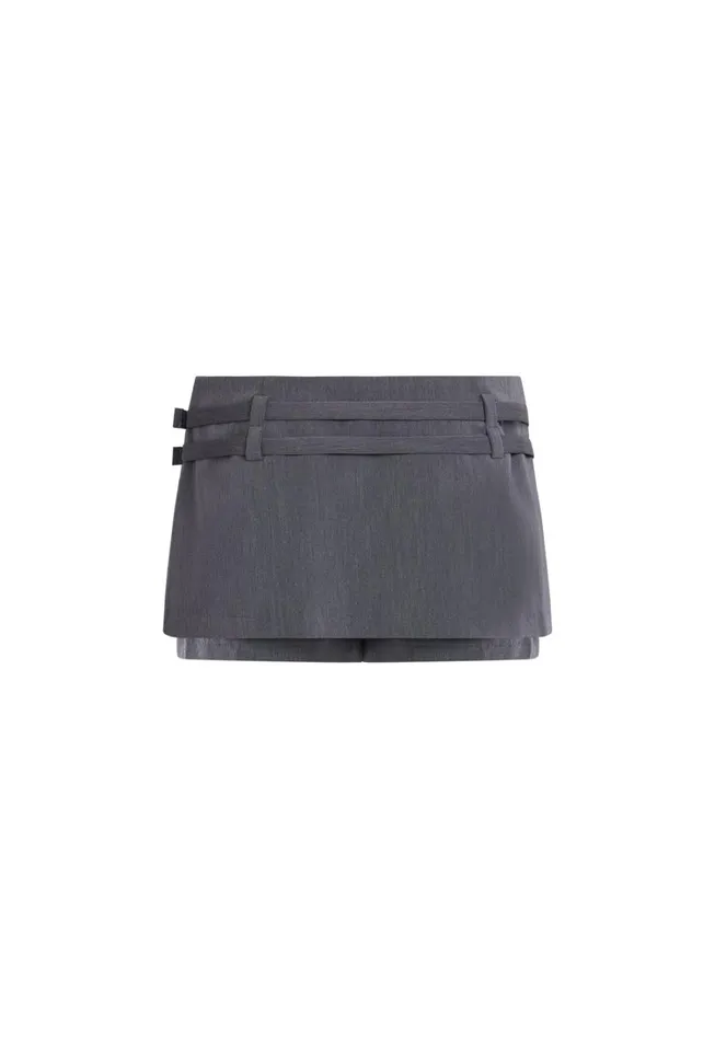 Skirts Women Lioness Fashion DEUCE SKORT Grey Skirts Women Lioness Fashion DEUCE SKORT Grey