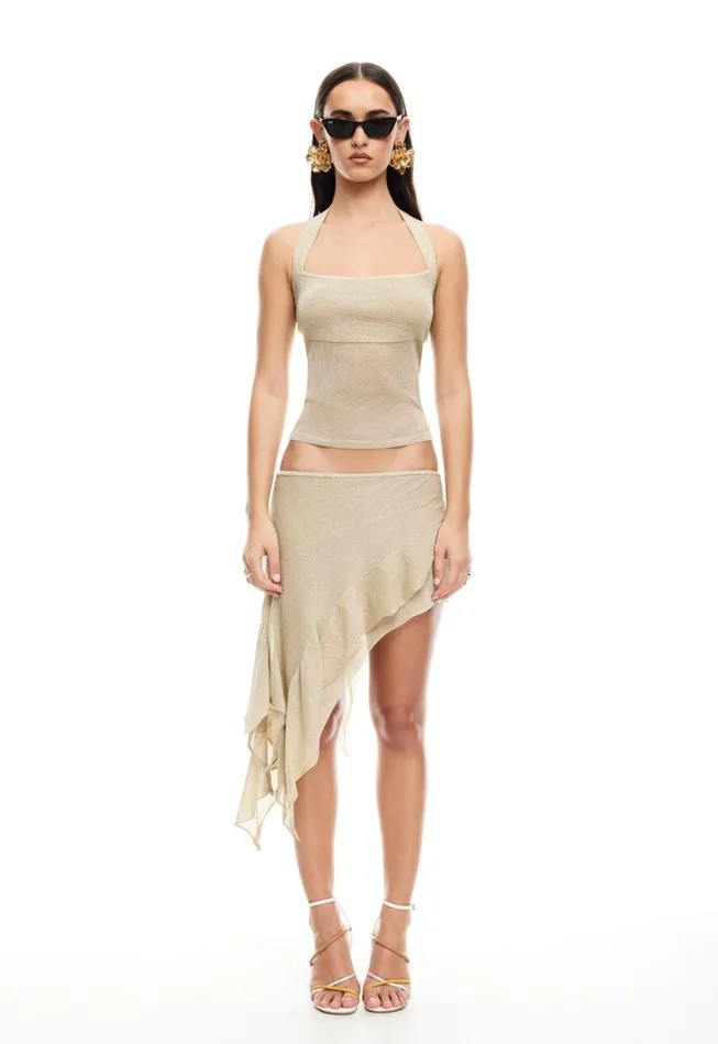 Skirts Women Lioness Fashion PALISADES MINI SKIRT Oyster Skirts Women Lioness Fashion PALISADES MINI SKIRT Oyster