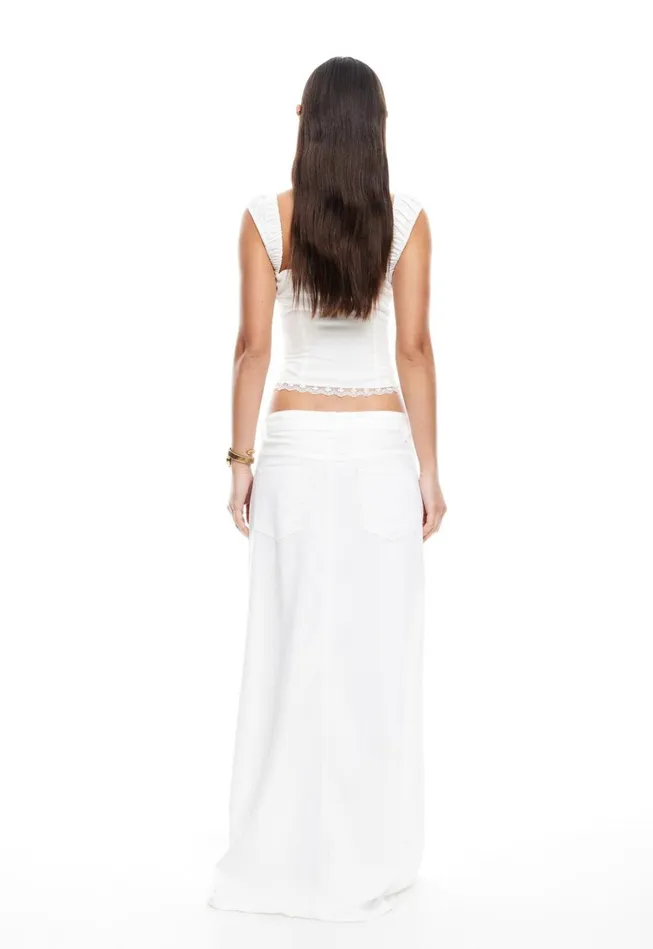 Skirts Women Lioness Fashion PALMER MAXI SKIRT Porcelain Skirts Women Lioness Fashion PALMER MAXI SKIRT Porcelain