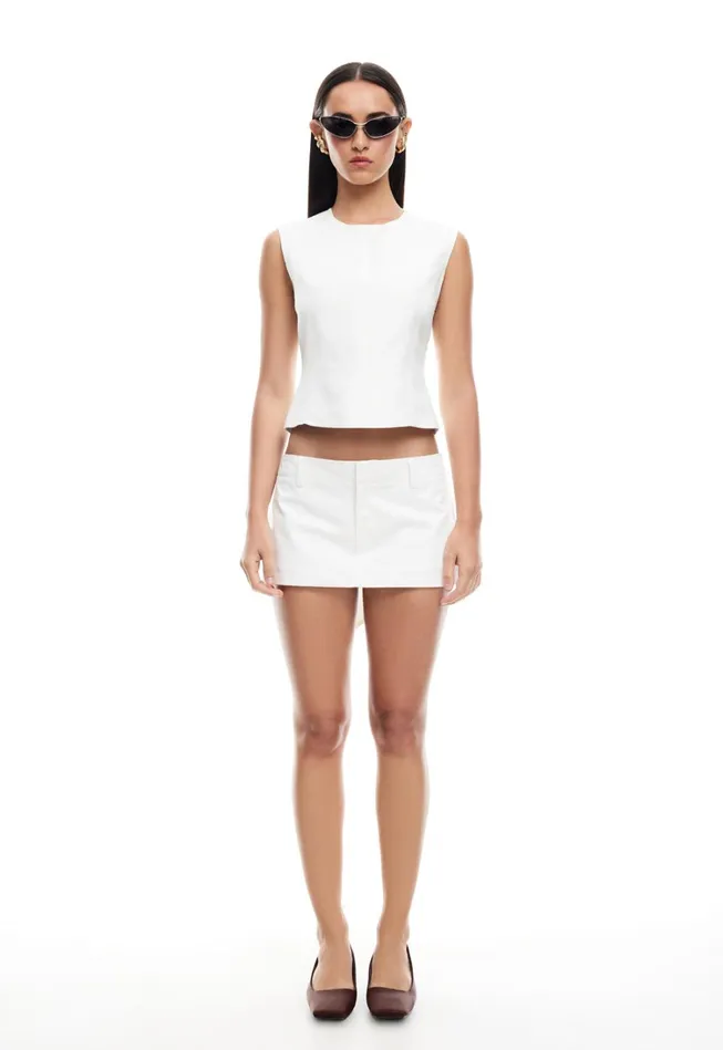 Skirts Women Lioness Fashion RHODE MINI Porcelain