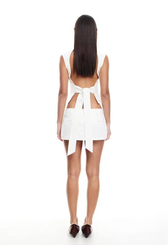 Skirts Women Lioness Fashion RHODE MINI Porcelain