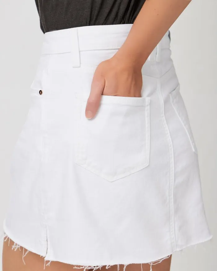 Skirts Women PAIGE Jessie Skirt 8211 Crisp White Skirts Women PAIGE Jessie Skirt 8211 Crisp White