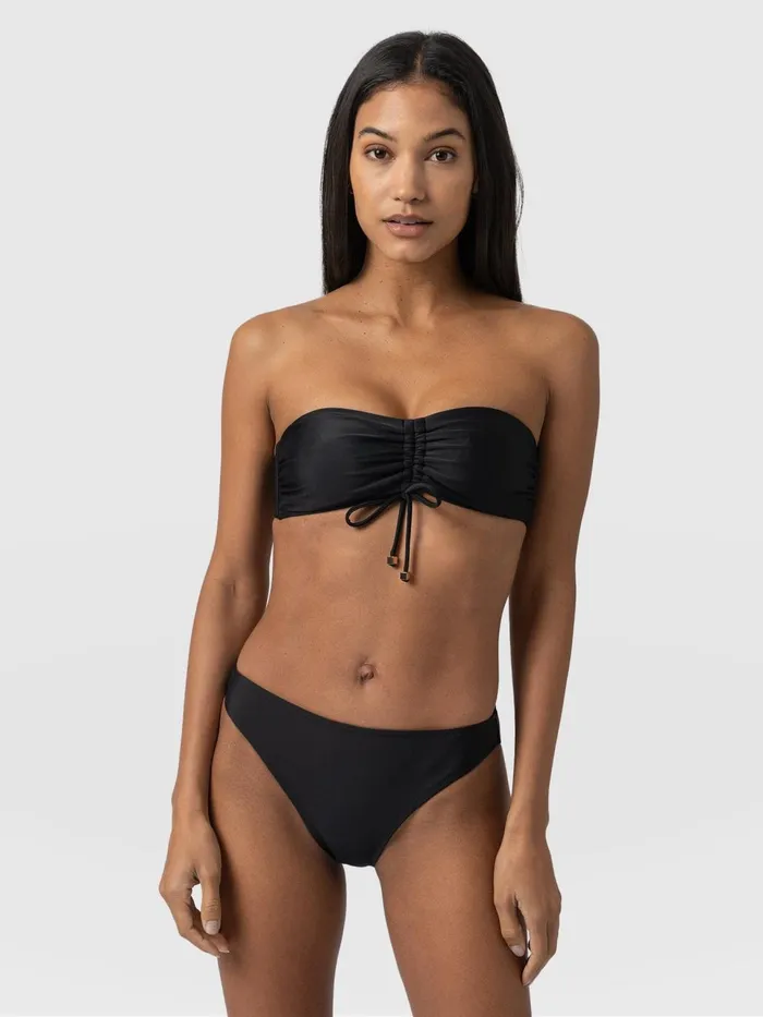 Skye Hipster Bikini Bottom 8211 Black Black Women Saint And Sofia Swimwear