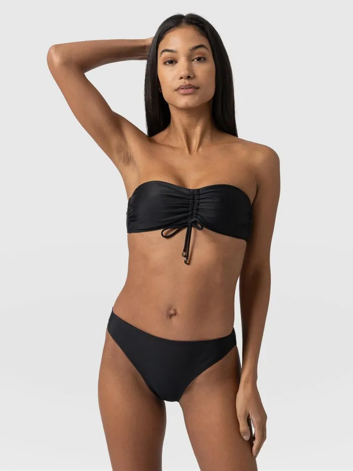 Skye Hipster Bikini Bottom 8211 Black Black Women Saint And Sofia Swimwear