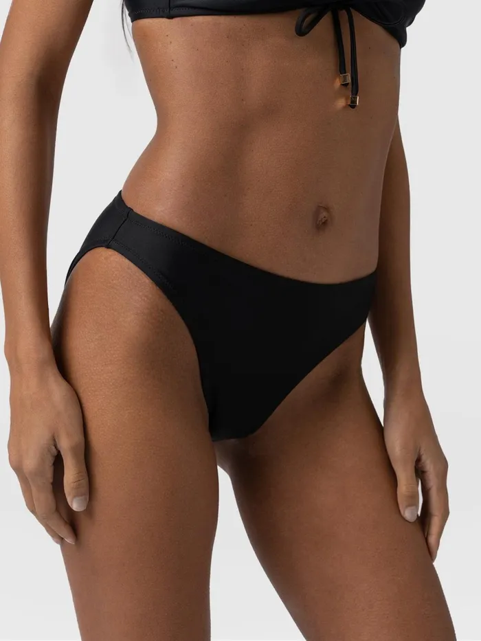 Skye Hipster Bikini Bottom 8211 Black Black Women Saint And Sofia Swimwear