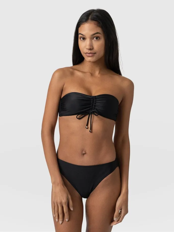Skye Hipster Bikini Bottom 8211 Black Black Women Saint And Sofia Swimwear