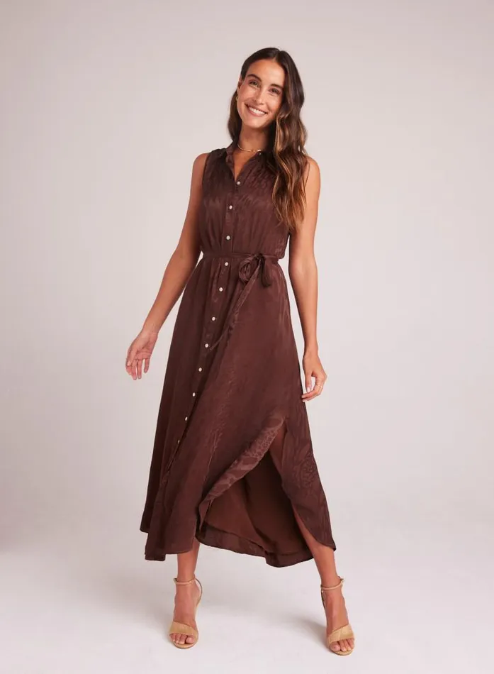 Sleeveless Shirred Maxi Dress 8211 Cafu00e9 Noir Women Bella Dahl Maxi Dresses