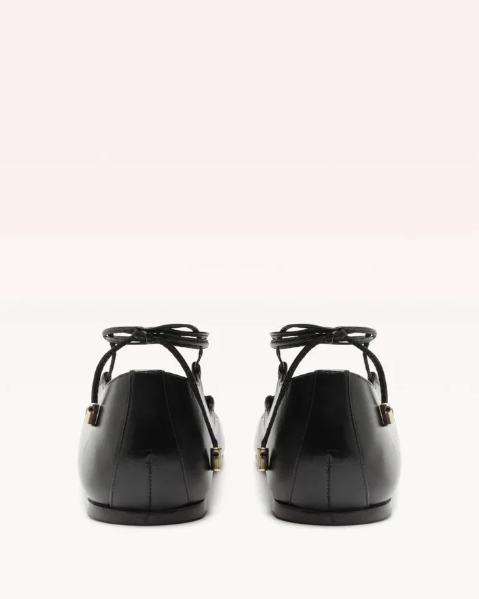 Slim Clarita Flat Black Black Women Alexandre Birman Flats