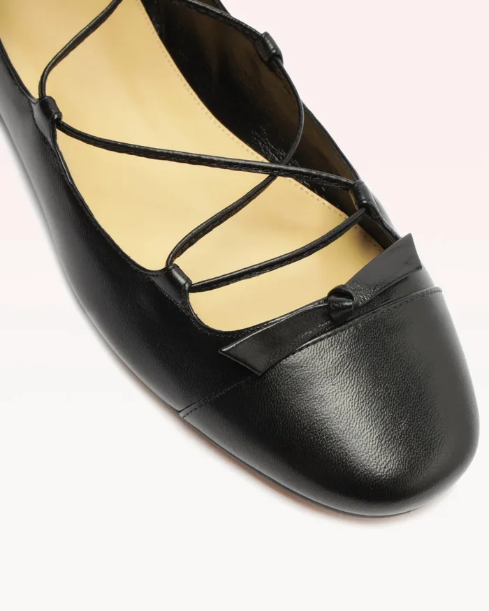 Slim Clarita Flat Black Black Women Alexandre Birman Flats