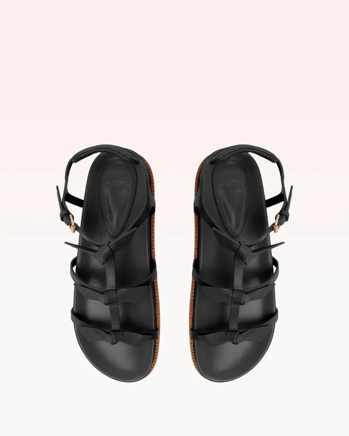 Slim Lolita Black Sport Sandal 8211 Luxury Comfortable Sandals Black Women Alexandre Birman Flats
