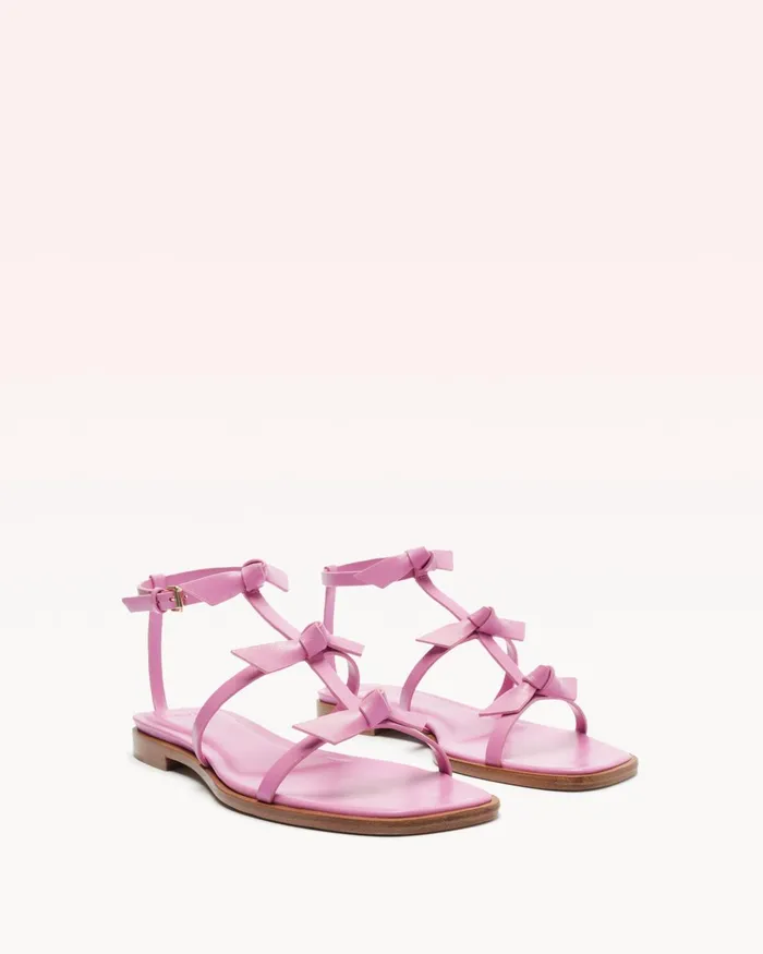 Slim Lolita Flat Rosette 8211 Casual Flat Sandals For Rosette Women Alexandre Birman Flats