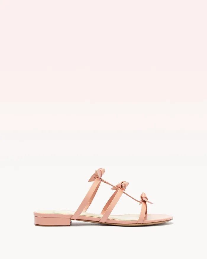 Slim Lolita Slide Rose Pink Women Alexandre Birman Flats