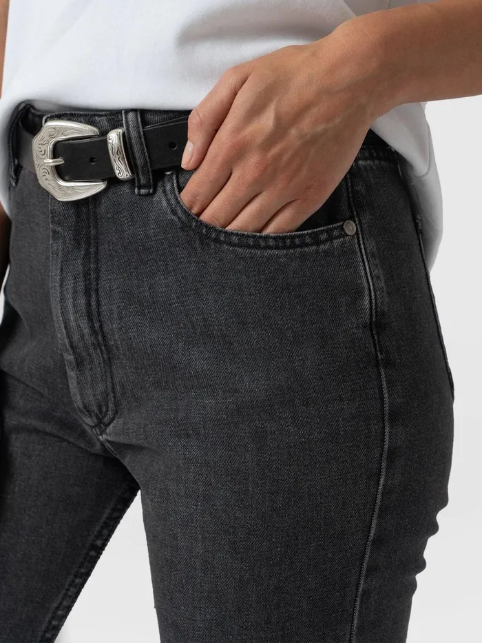 Slim Mom Jeans 8211 Black Black Women Saint And Sofia Denim and Jeans