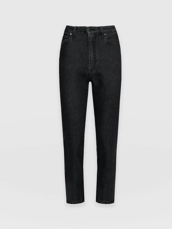 Slim Mom Jeans 8211 Black Black Women Saint And Sofia Denim and Jeans