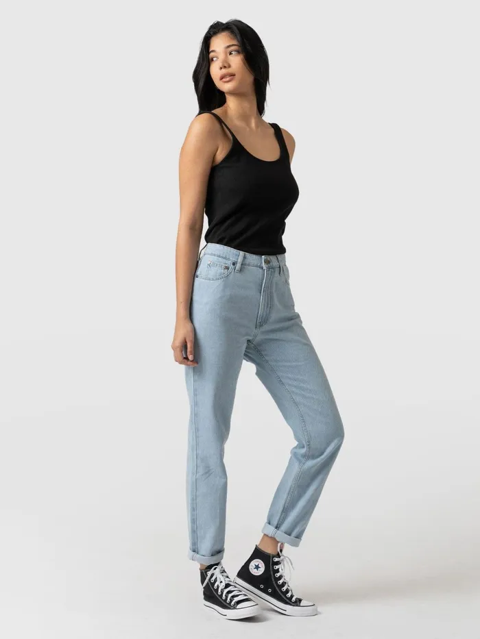 Slim Mom Jeans 8211 Pale Blue Pale Blue Women Saint And Sofia Denim and Jeans Slim Mom Jeans 8211 Pale Blue Pale Blue Women Saint And Sofia Denim and Jeans